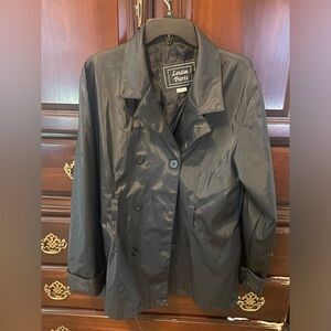 Women's Classic Black Trench Coat